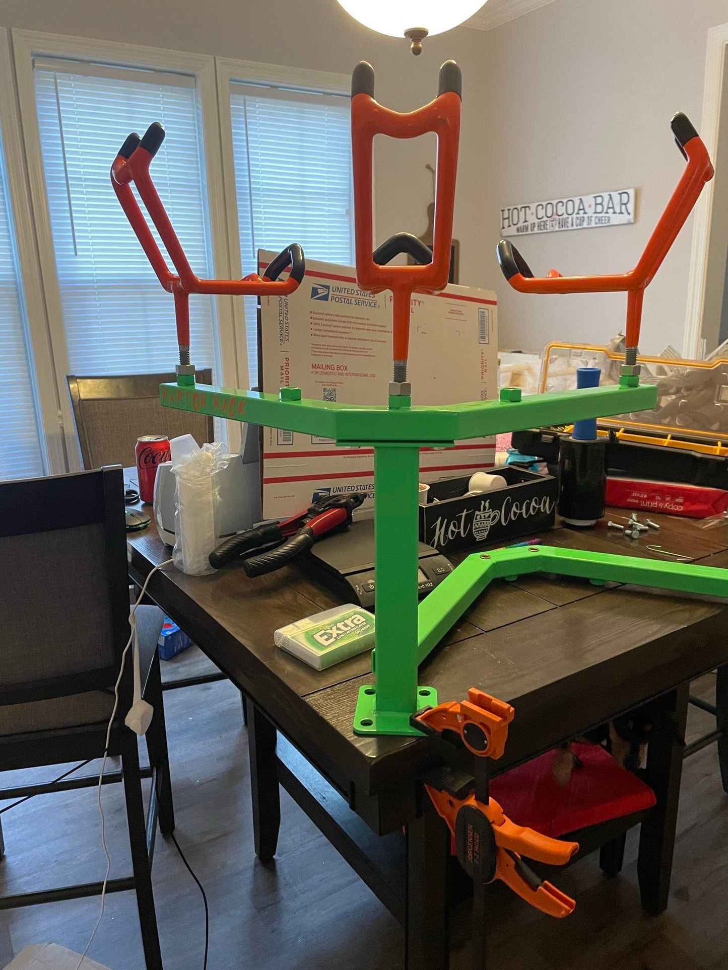 V-Style Corner Fishing Rod Rack