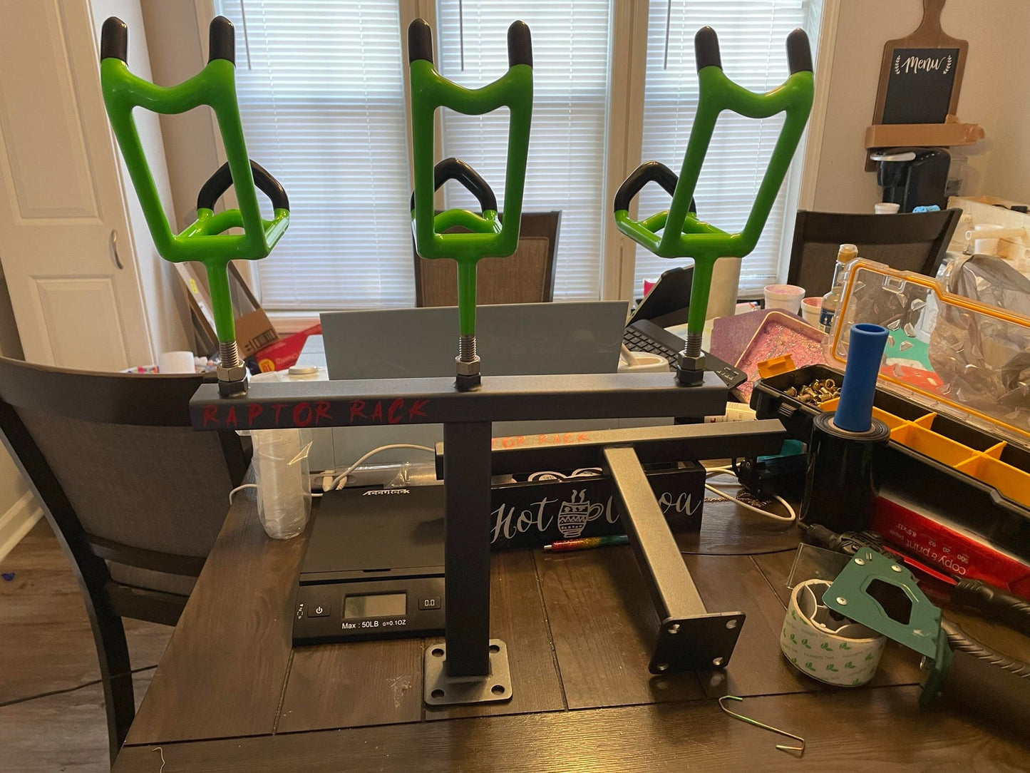 2- T Bar Rod Racks 16” height